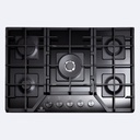 Cocina Empotrable De Gas Indurama Cristal Negro 76Cm