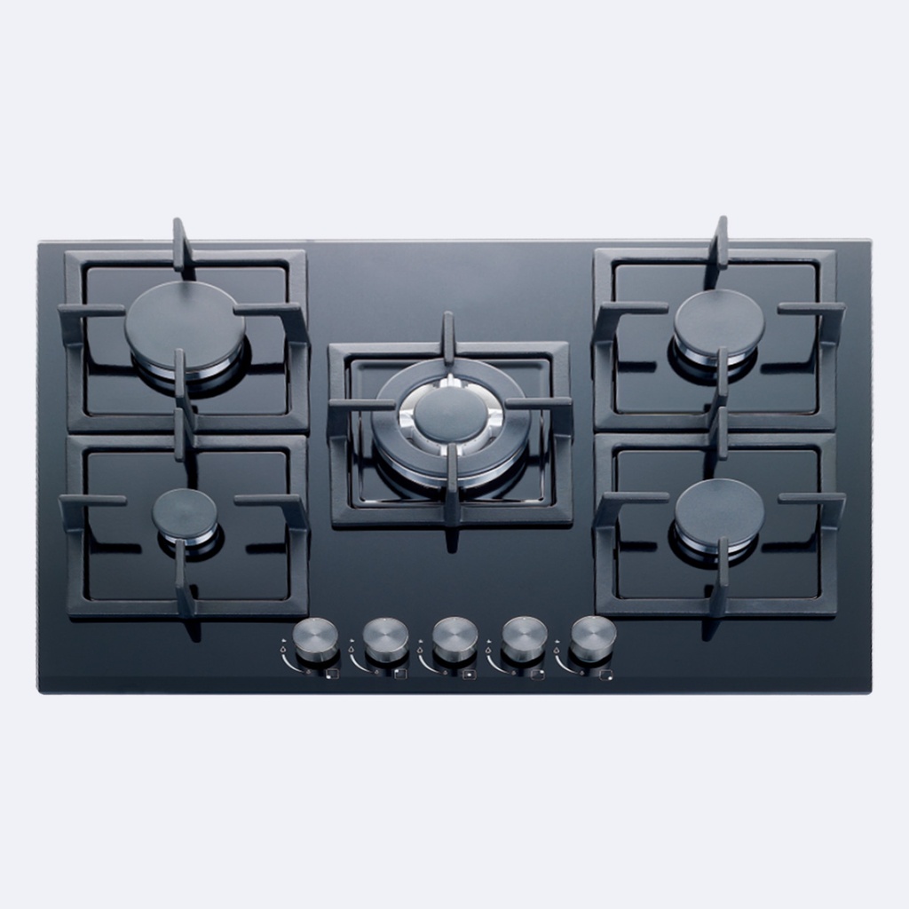 Cocina Gas Hove  Negro (68)Cm