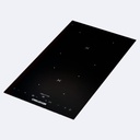Cocina Empotrable Challenger De Inducción Cristal Negro 52Cm