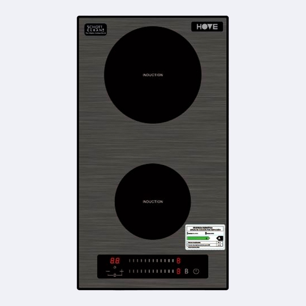 Cocina Inducción Hove  Negro (28X52)Cm