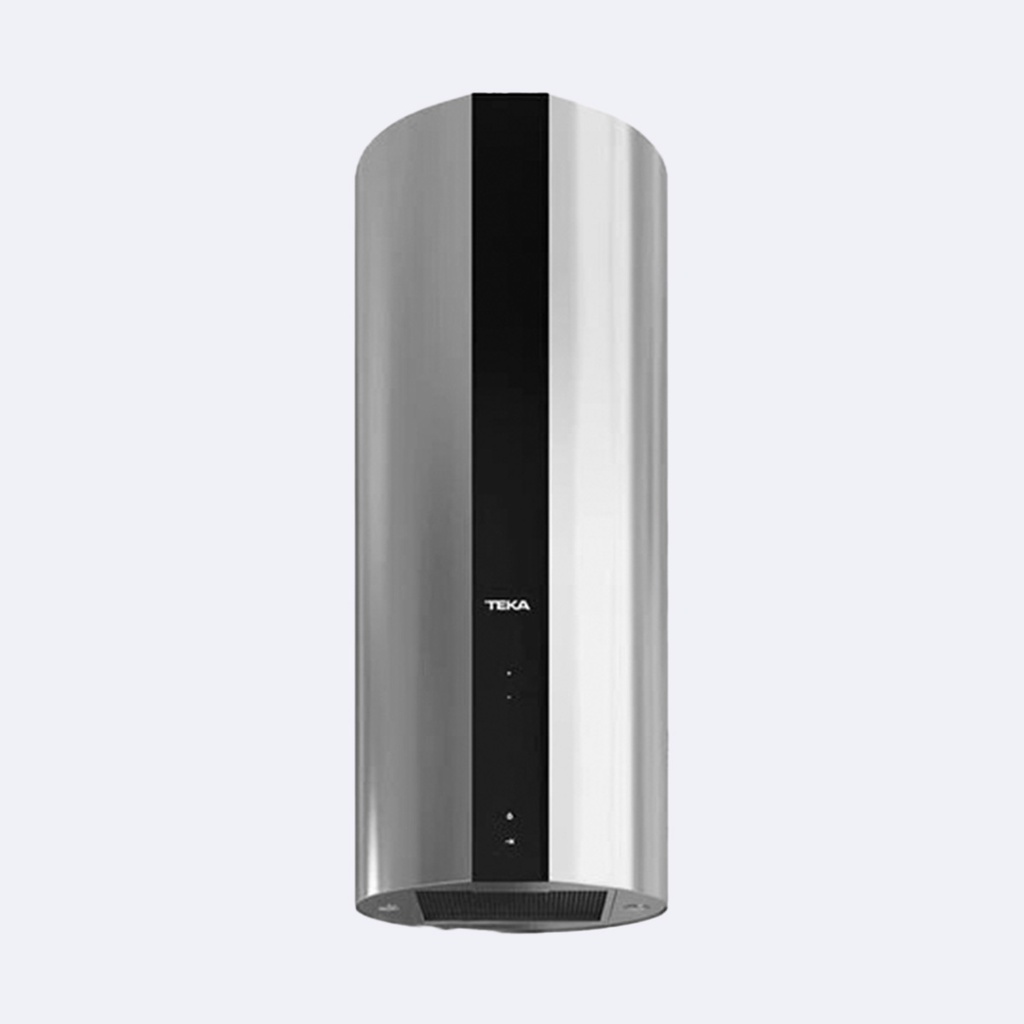Campana De Extracción Teka Decorativa Isla  Diseño Tubular Acero Inoxidable Diametro 40 Cm