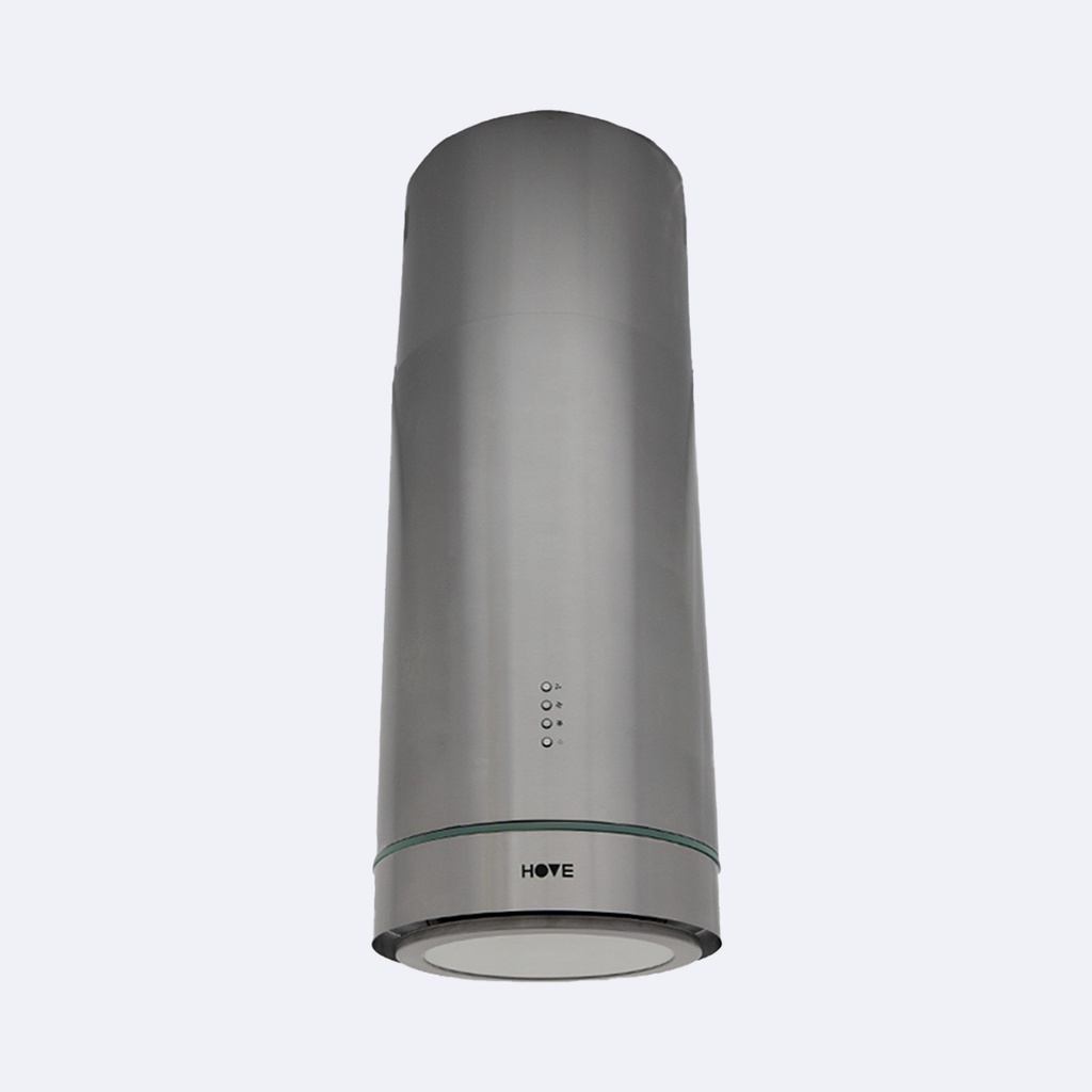 Campana Decorativa Tipo Isla Hove Tubular Gris (38)Cm