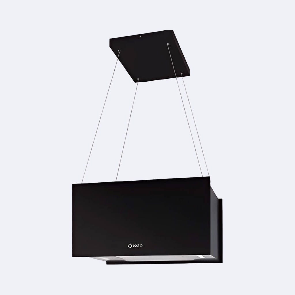 Campana Decorativa Tipo Isla Hove  Negro (60)Cm