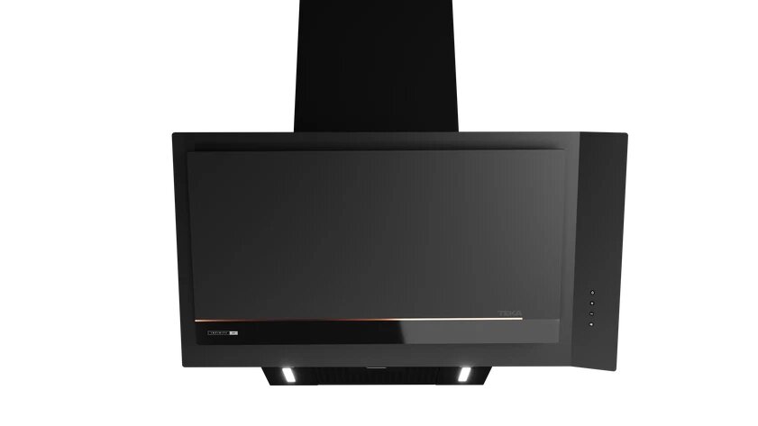 Campana Decorativa De Pared Teka Dvi 98-G1 Eos Bm Negro (98X80)Cm