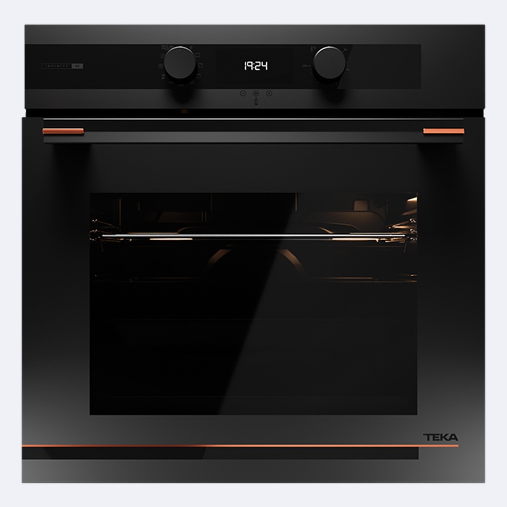 Horno Empotrable Eléctrico Teka Infinity Vidrio Negro 59 X 59 Cm