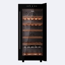 Vinera Teka Para 32 Botellas Acabado Vidrio Negro 76 X 58 Cm