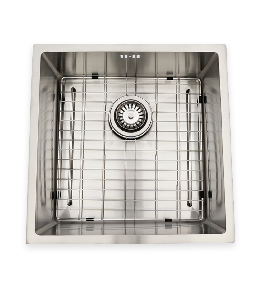 Fregadero Bajo Tope Hove  Acero Inox (45X45)Cm