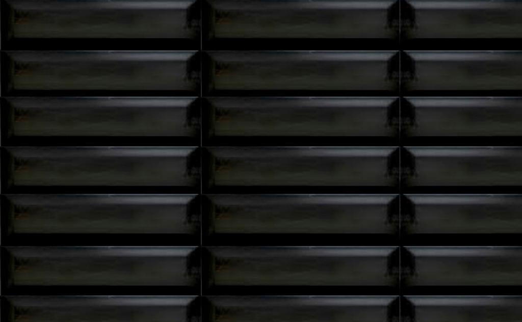 Ceramica Tipo Plano Metro  Black (10X20)Cm