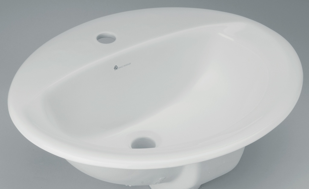 Lavamanos Para Empotrar Fv Ovalado  Modelo Elea Oval Blanco 45Cm X 52Cm X 21Cm