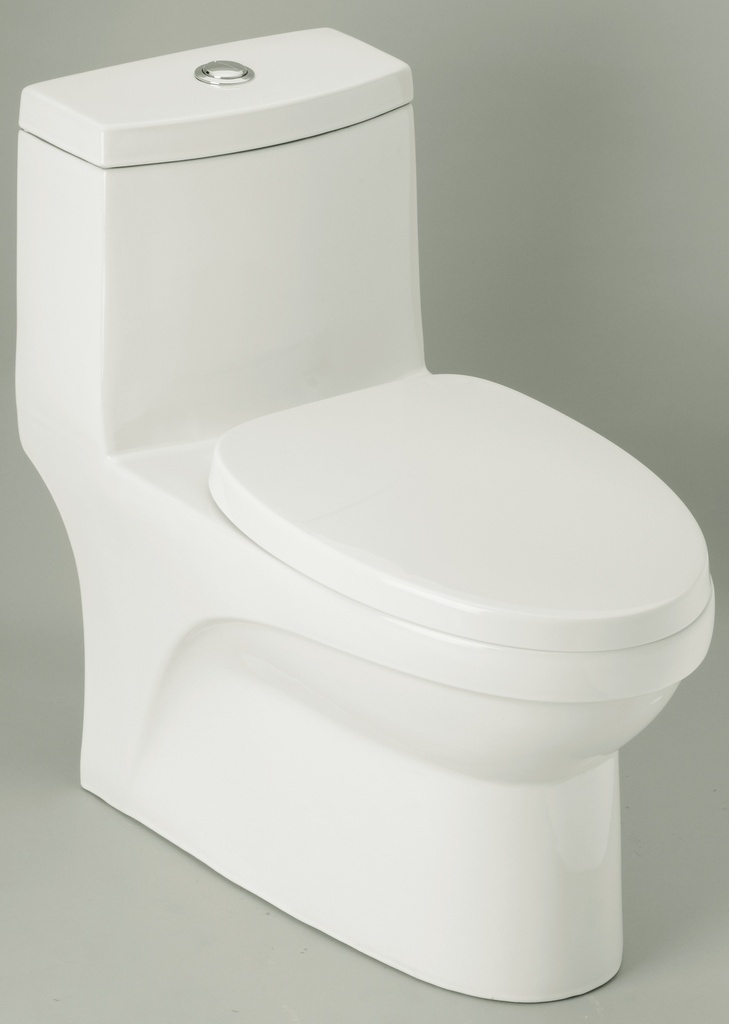Inodoro Fv One Piece  Modelo Trani Acabado Blanco 73Cm X 37Cm X 71Cm