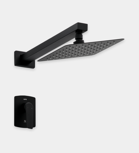 [BAGRMD.0243] Mezcladora  Hove Monomando De Ducha  Modelo Leros Acabado Negro Mate