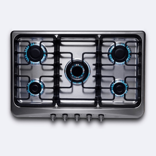 [ELCCGA.0010] Cocina Empotrable Indurama A Gas Acero Inoxidable 80Cm