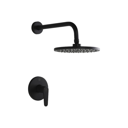 [BAGRMD.0274] Mezcladora  Fv Monomando De Ducha  Modelo Dalia E Acabado Negro Mate