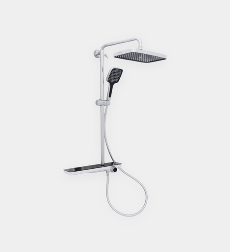 [BAGRMD.0299] Mezcladora  Hove Monomando De Ducha  Modelo New Style Acabado Acero Inox