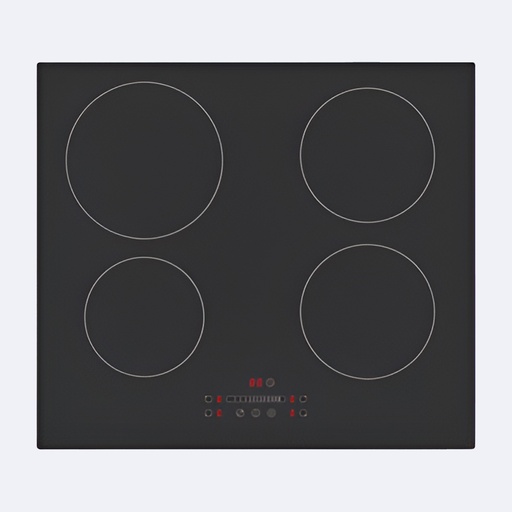 [ELCCIN.0083] Cocina Inducción Hove  Negro (60)Cm