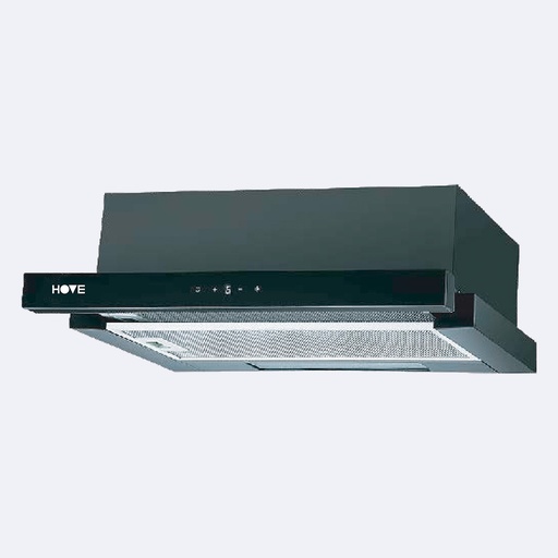 [ELCEME.0040] Campana Estándar Hove Oculta Extraible Negro (60)Cm