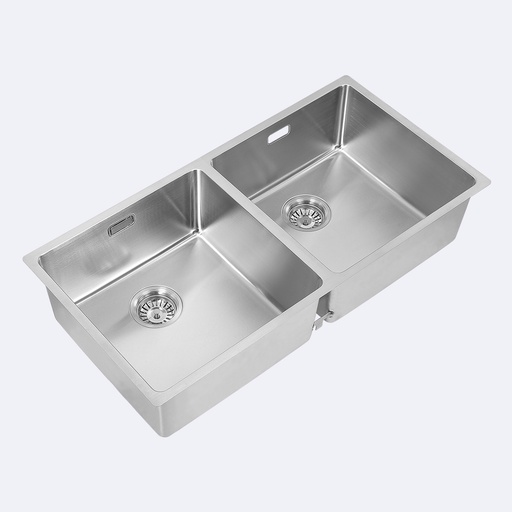 [FCFGBT.0063] Fregadero Bajo Tope Hove  Acero Inox (86X44)Cm