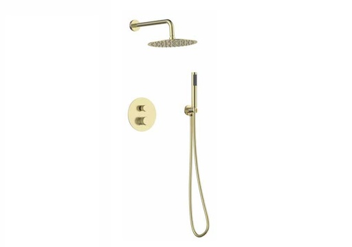 [BAGRMD.0317] Mezcladora  Hove Monomando De Ducha  Modelo Vanolu Acabado Dorado