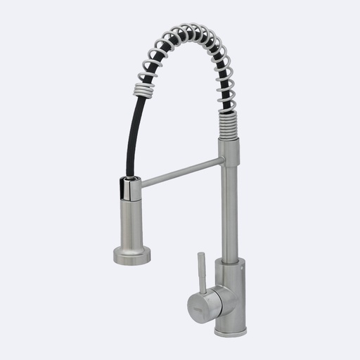 [FCGLMZ.0201] Griferia Hove Monomando Eos Acero Inox (60)Cm