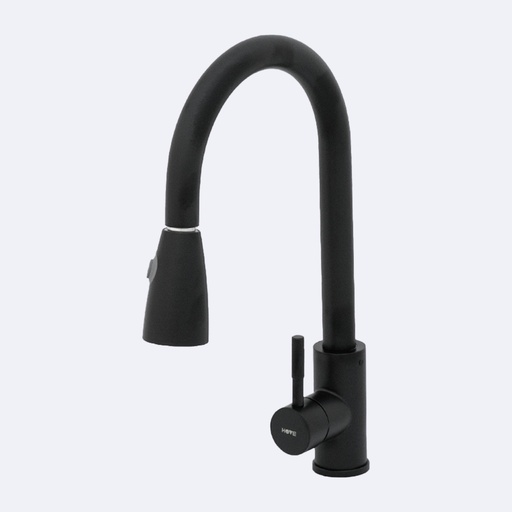 [FCGLMZ.0203] Griferia Hove Monomando Idalia Negro (60)Cm