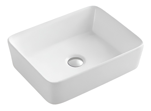[BALMSM.0197] Lavamanos Para Sobre Mesón Hove Rectangular  Modelo A022 Blanco 48Cm X 37Cm X 13Cm