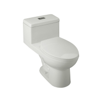 [BASRIN.0068] Inodoro Fv One Piece  Modelo Catania Acabado Blanco 71Cm X 38Cm X 62Cm