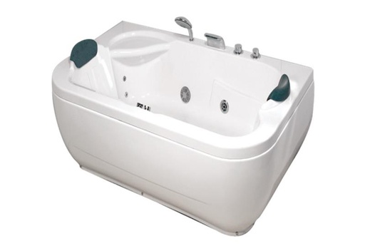 [BATHHI.0004] Tina Hidromasaje Hove Metacrilato  Modelo Duo A025 Blanco 180Cm X 110Cm X 62Cm
