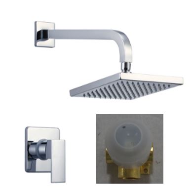 [BAGRMD.0238] Mezcladora  Hove Monomando De Ducha  Modelo Ceos Acabado Cromo