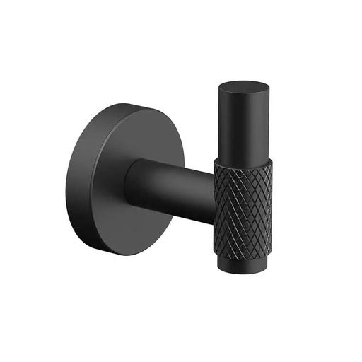 [CBCBAP.0422] Gancho Hove Colgador Toalla  Modelo 0 Acabado Negro Mate 6Cm X 5Cm X 1Cm
